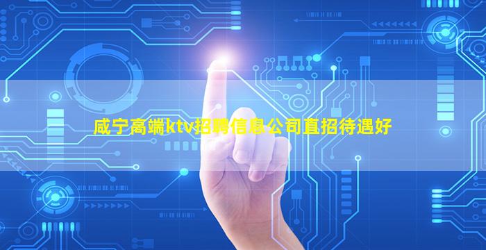 咸宁高端ktv招聘信息公司直招待遇好